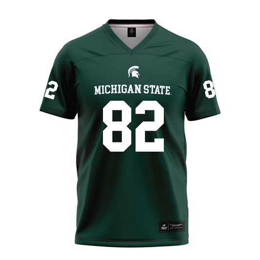 Michigan State - NCAA Football : Brennan Parachek - Green Football Jersey