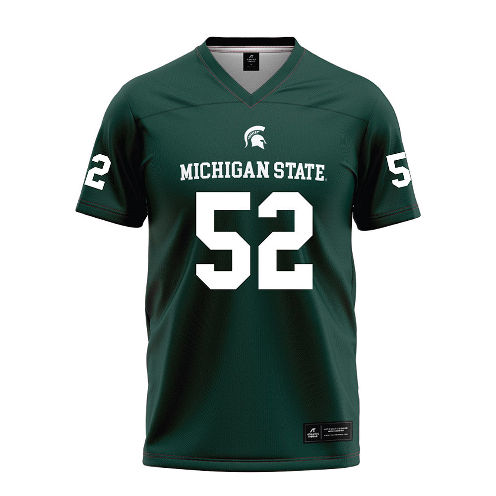 Michigan State - NCAA Football : Nickolus Sharpe - Green Football Jersey-0