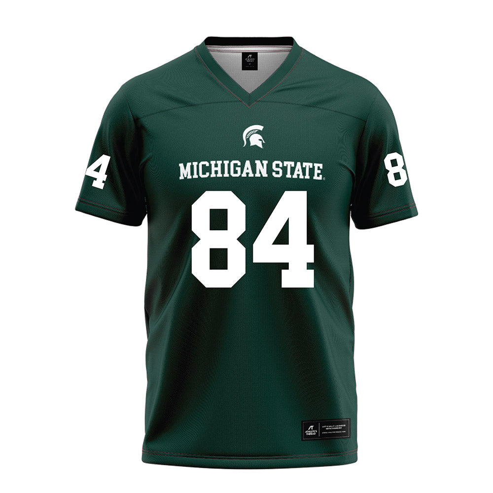Michigan State - NCAA Football : Eddie Whiting - Green Football Jersey-0