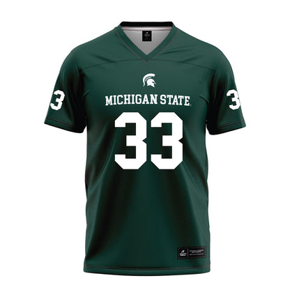 Michigan State - NCAA Football : DiMari Malone - Green Football Jersey-0