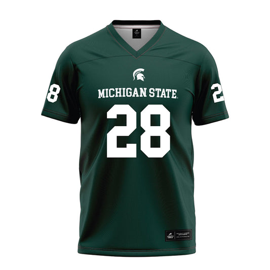 Michigan State - NCAA Football : Zion Gist - Green Football Jersey-0