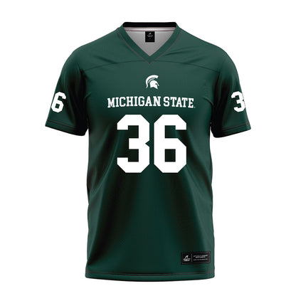 Michigan State - NCAA Football : Leonard Ah You - Green Football Jersey-0