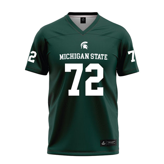 Michigan State - NCAA Football : Dallas Fincher - Green Football Jersey