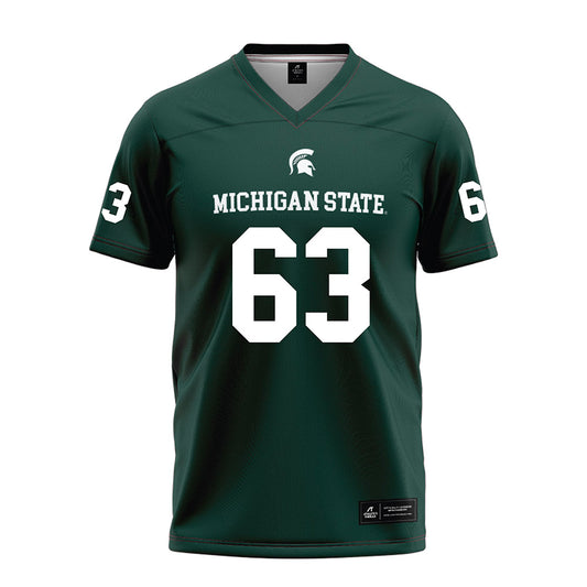 Michigan State - NCAA Football : Payton Stewart - Green Football Jersey-0