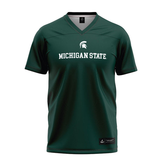 Michigan State - NCAA Football : Trent Fraley - Green Football Jersey-0