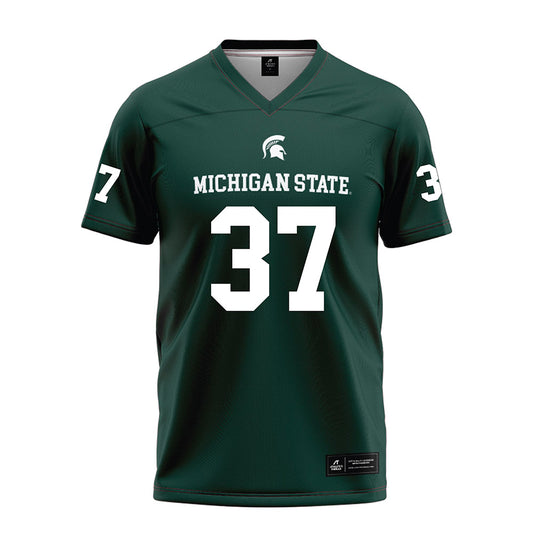 Michigan State - NCAA Football : Liam Boyd - Green Football Jersey-0