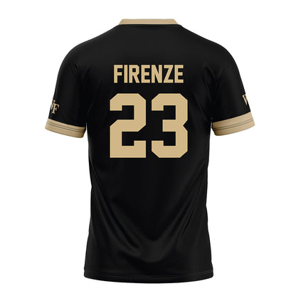 Wake Forest - NCAA Football : Vincent Firenze - Black Football Jersey-1