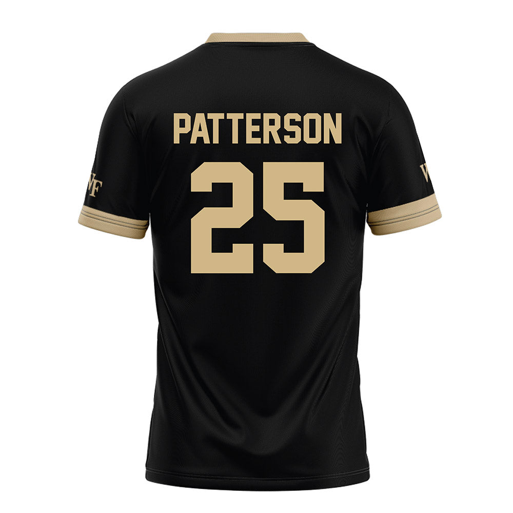Wake Forest - NCAA Football : Joshua Patterson - Black Football Jersey-1