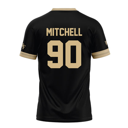 Wake Forest - NCAA Football : Sydir Mitchell - Black Football Jersey-1