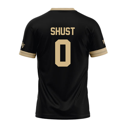 Wake Forest - NCAA Football : Brady Shust - Black Football Jersey-1