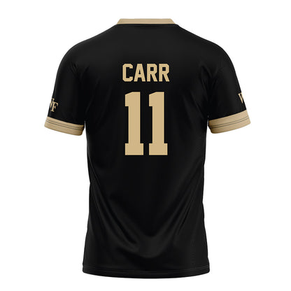 Wake Forest - NCAA Football : Ny Carr - Black Football Jersey-1