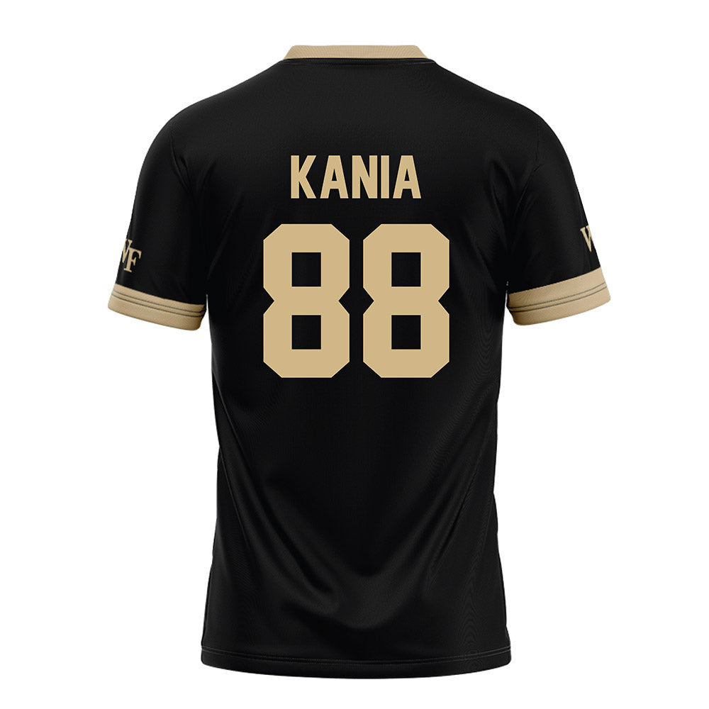 Wake Forest - NCAA Football : Bryce Kania - Black Football Jersey-1