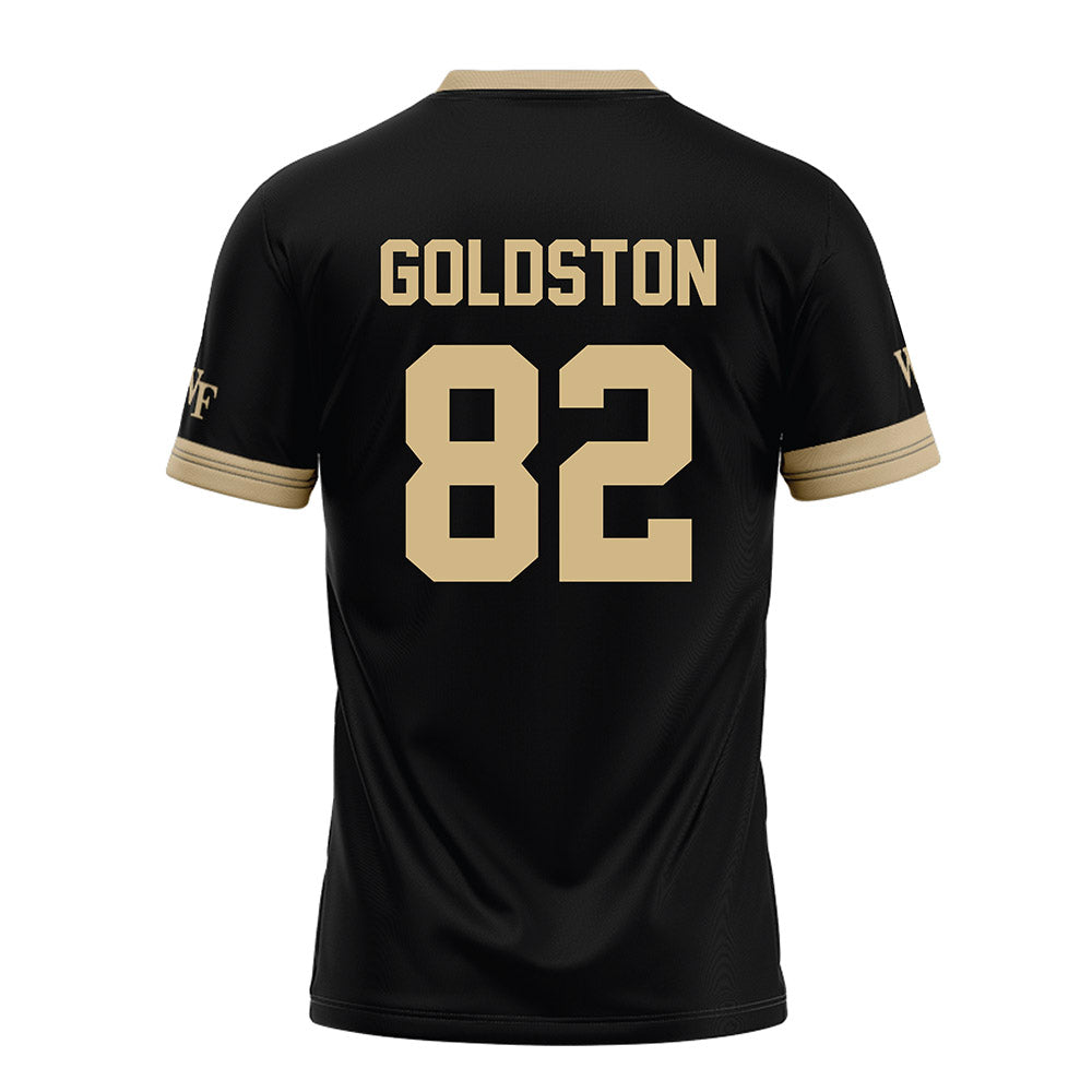 Wake Forest - NCAA Football : Devin Goldston - Black Football Jersey-1