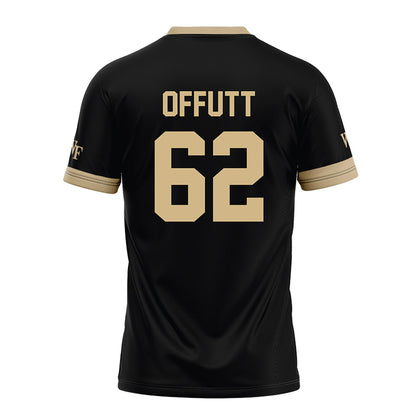 Wake Forest - NCAA Football : Jaishaun Offutt - Black Football Jersey-1