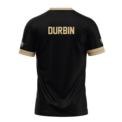 Wake Forest - NCAA Football : Dylan Durbin - Black Football Jersey-1