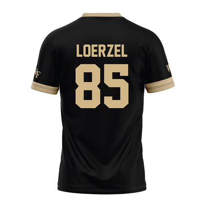 Wake Forest - NCAA Football : Will Loerzel - Black Football Jersey-1