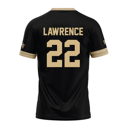 Wake Forest - NCAA Football : Deuce Lawrence - Black Football Jersey-1