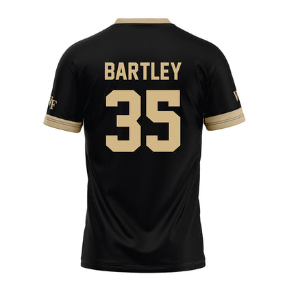 Wake Forest - NCAA Football : Koredell Bartley - Black Football Jersey-1
