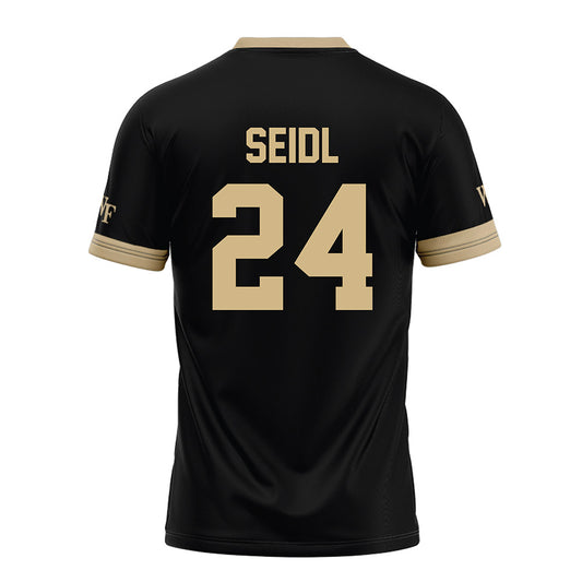 Wake Forest - NCAA Football : Sawyer Seidl - Black Football Jersey-0