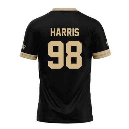 Wake Forest - NCAA Football : Christian Harris - Black Football Jersey-1