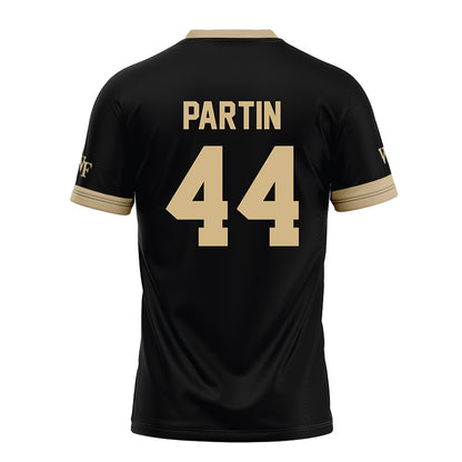 Wake Forest - NCAA Football : Monroe Partin - Black Football Jersey-1