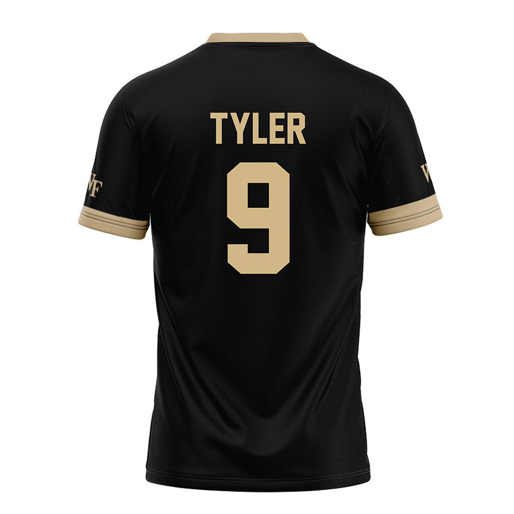Wake Forest - NCAA Football : Chase Tyler - Black Football Jersey-1
