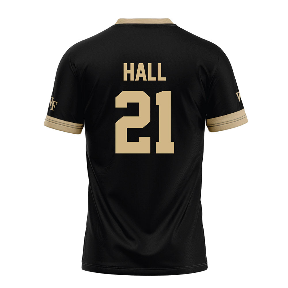 Wake Forest - NCAA Football : Aiden Hall - Black Football Jersey-1