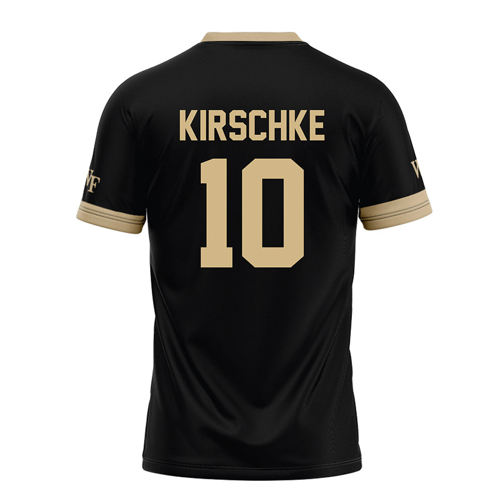 Wake Forest - NCAA Football : Gabe Kirschke - Black Football Jersey-1