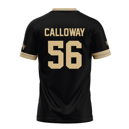 Wake Forest - NCAA Football : Ethan Calloway - Black Football Jersey-1