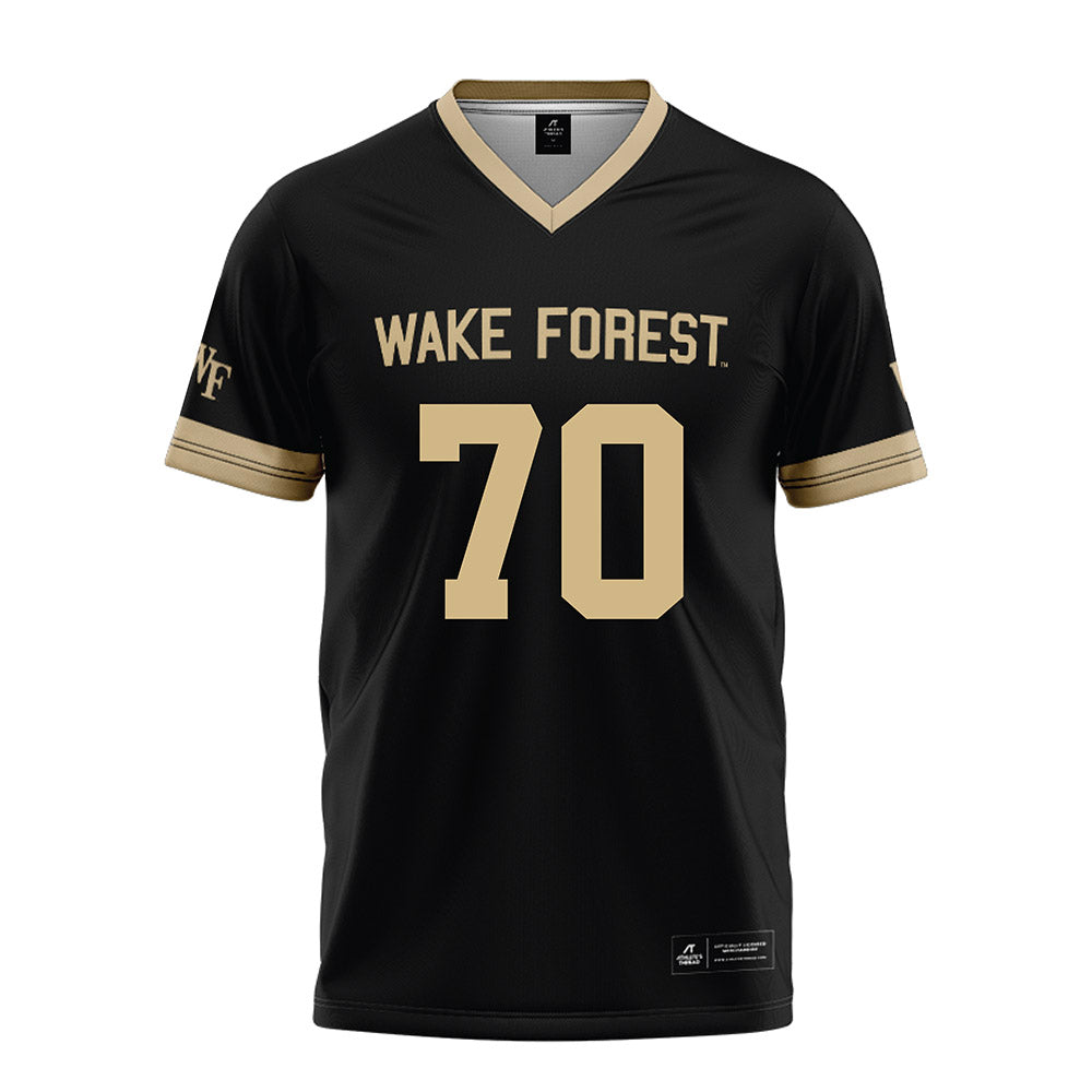 Wake Forest - NCAA Football : Will Way - Black Football Jersey-0