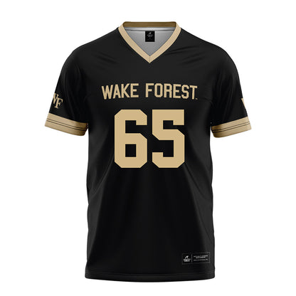 Wake Forest - NCAA Football : Clinton Richard - Black Football Jersey-0