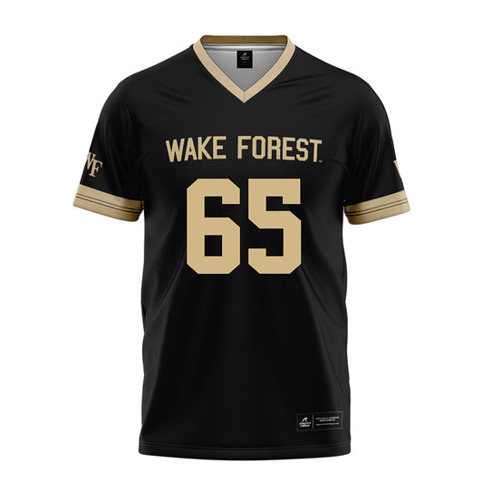 Wake Forest - NCAA Football : Clinton Richard - Black Football Jersey-0