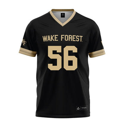 Wake Forest - NCAA Football : Ethan Calloway - Black Football Jersey-0
