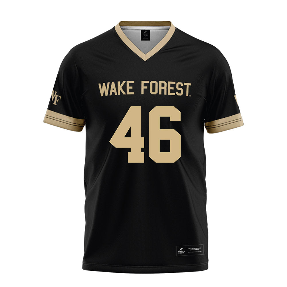 Wake Forest - NCAA Football : Deuce Dyce - Black Football Jersey-0