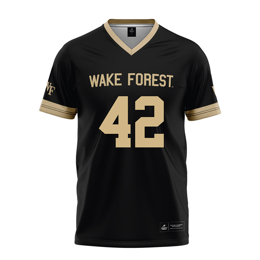 Wake Forest - NCAA Football : Isaac Nelson - Black Football Jersey-0