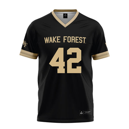 Wake Forest - NCAA Football : Isaac Nelson - Black Football Jersey-0