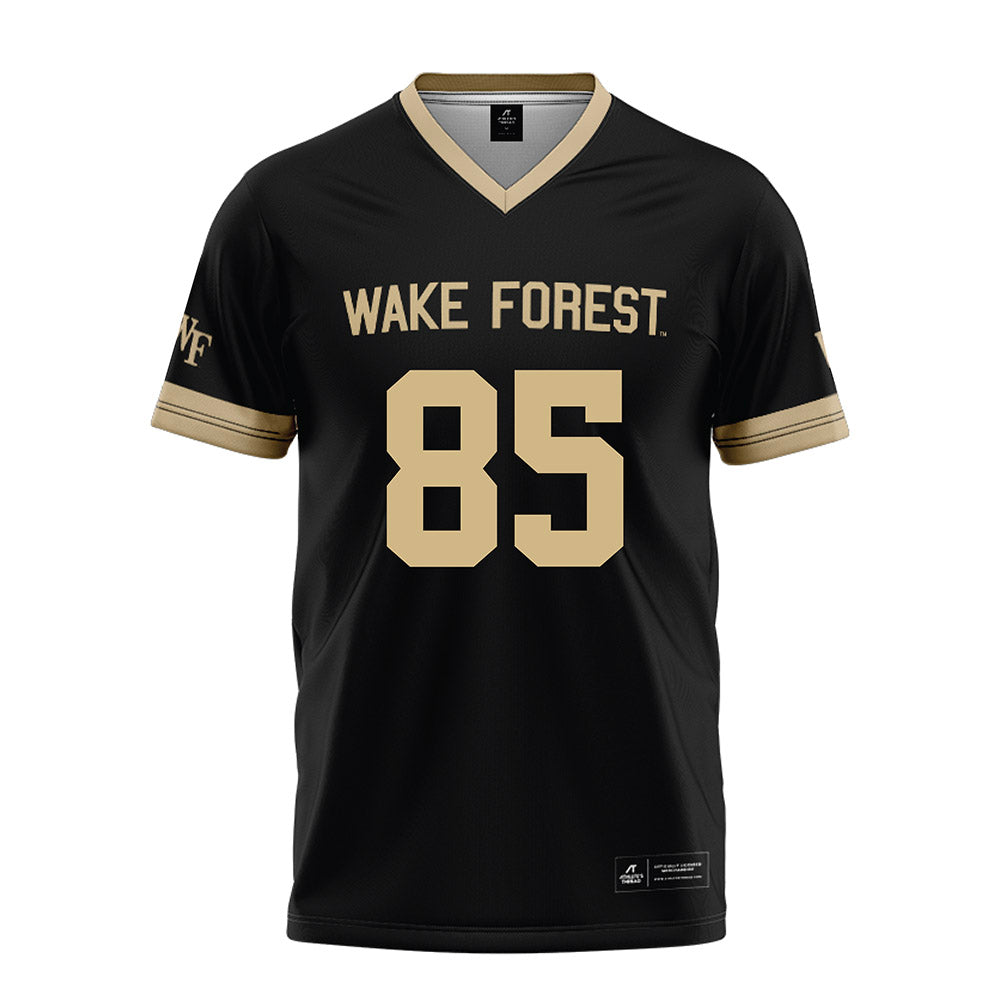 Wake Forest - NCAA Football : Will Loerzel - Black Football Jersey-0