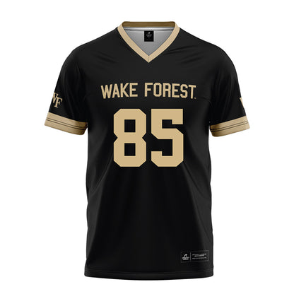 Wake Forest - NCAA Football : Will Loerzel - Black Football Jersey-0