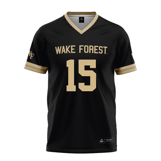 Wake Forest - NCAA Football : Antonio Meeks - Black Football Jersey-0