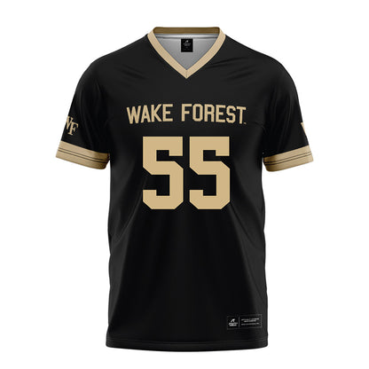 Wake Forest - NCAA Football : Tolu Olajide - Black Football Jersey-0