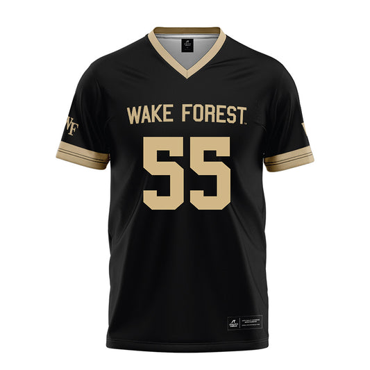 Wake Forest - NCAA Football : Tolu Olajide - Black Football Jersey-0