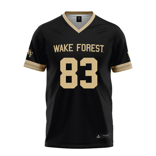 Wake Forest - NCAA Football : Kobe Adeleke-Hokes - Black Football Jersey-0