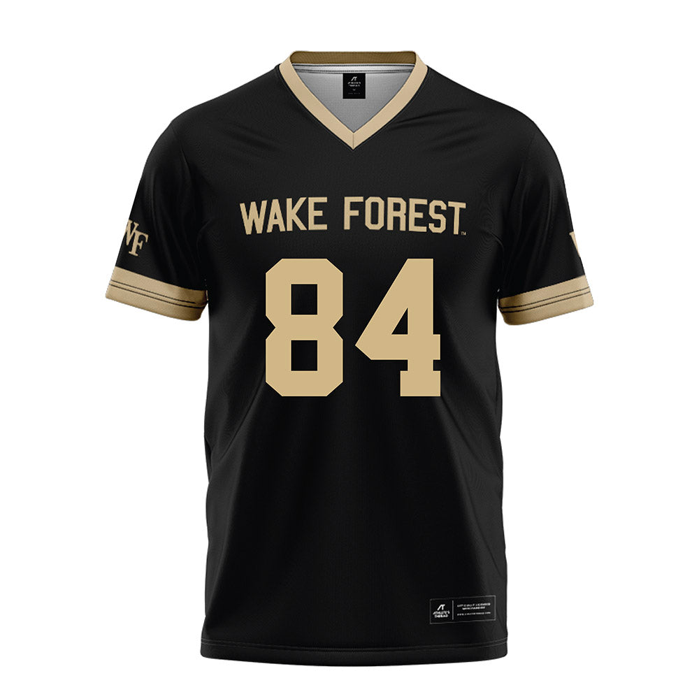 Wake Forest - NCAA Football : Dominick Barry - Black Football Jersey-0