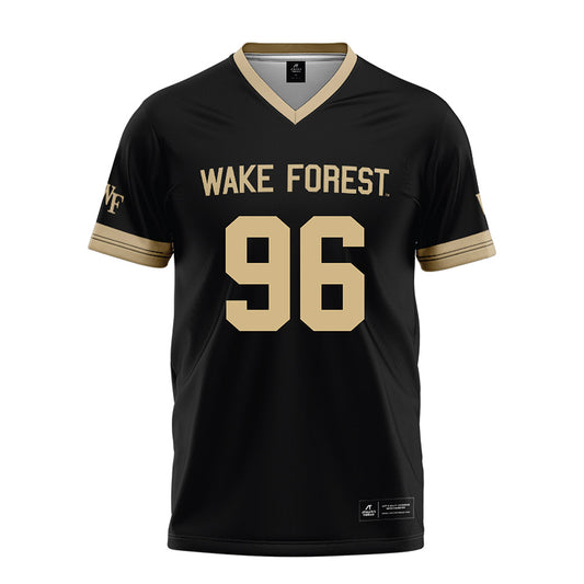 Wake Forest - NCAA Football : Christian Harris - Black Football Jersey-0