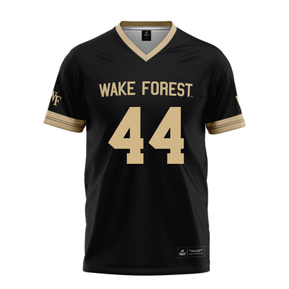 Wake Forest - NCAA Football : Monroe Partin - Black Football Jersey-0