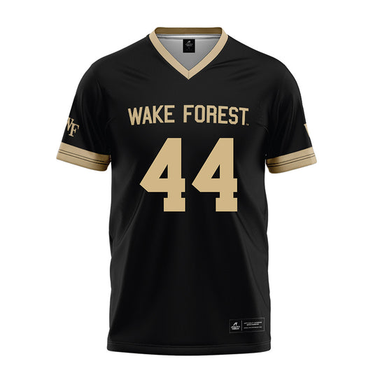 Wake Forest - NCAA Football : Monroe Partin - Black Football Jersey-0