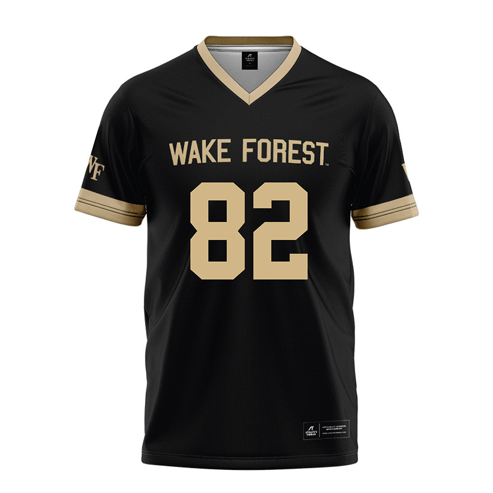 Wake Forest - NCAA Football : Devin Goldston - Black Football Jersey-0