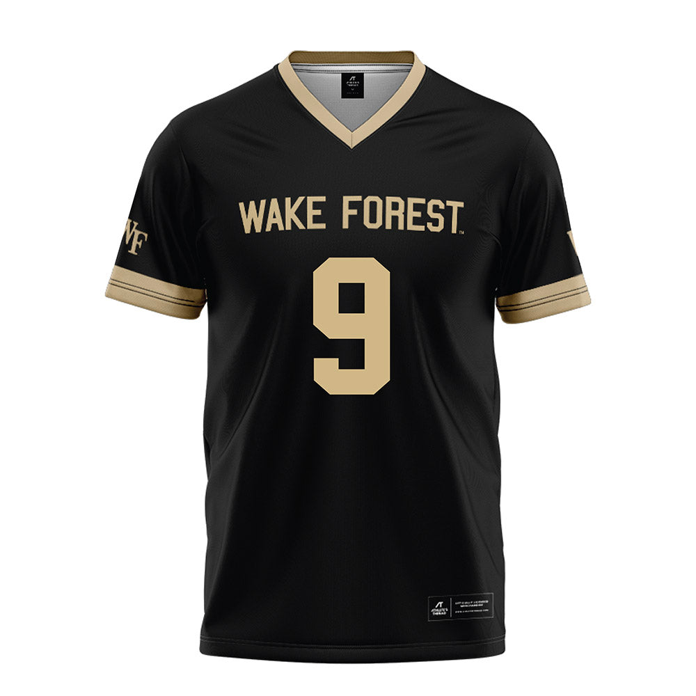 Wake Forest - NCAA Football : Chase Tyler - Black Football Jersey-0