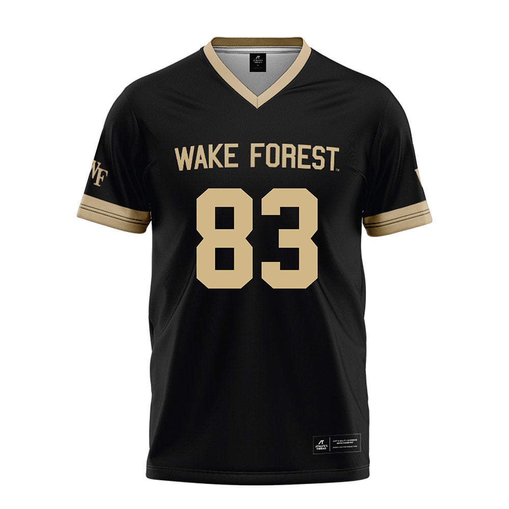 Wake Forest - NCAA Football : Kobe Adeleke-Hokes - Black Football Jersey-0