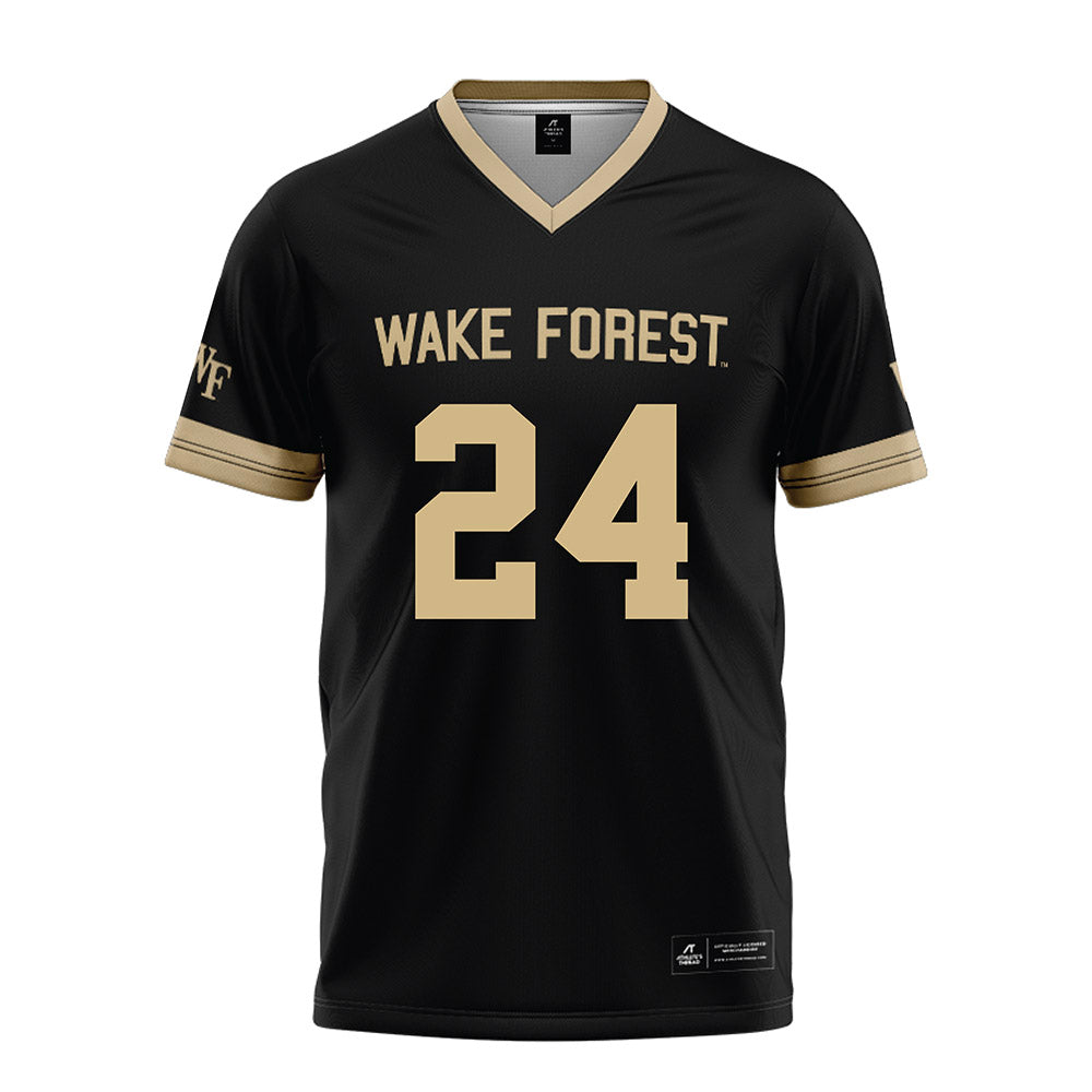 Wake Forest - NCAA Football : Micah Bright - Black Football Jersey-0